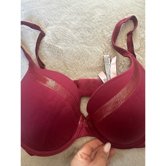 34D body by Victoria Perfect Shape Bra VS Maroon - Picture 2 of 5